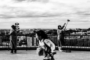 Egoportrait sur le Mont-Royal