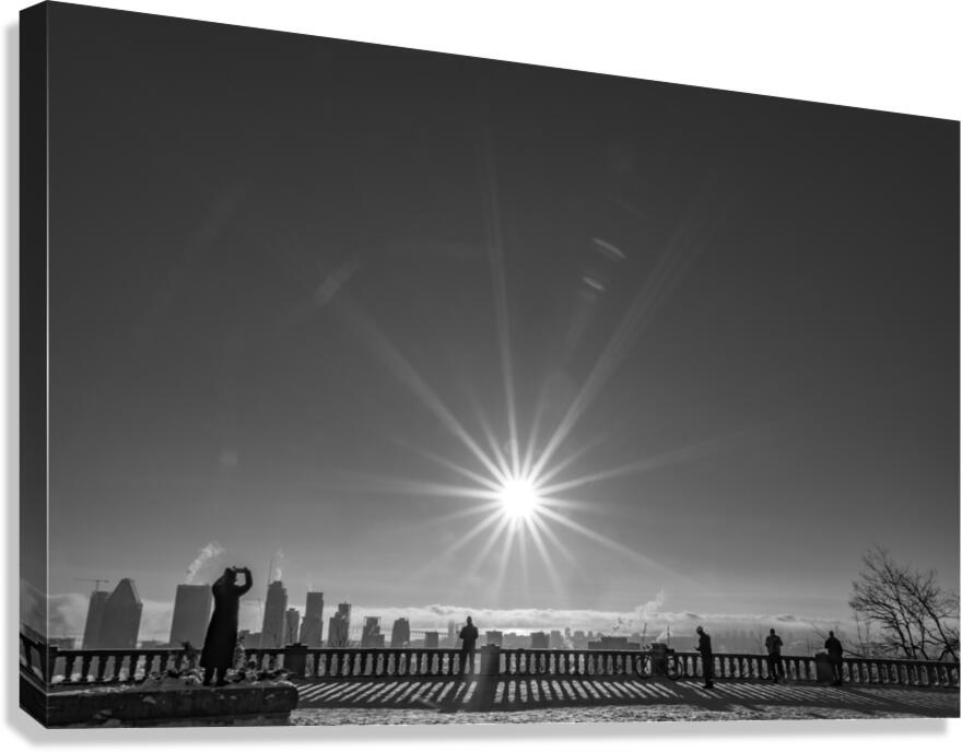 Belvedere Kondiaronk a Montreal Canvas Print