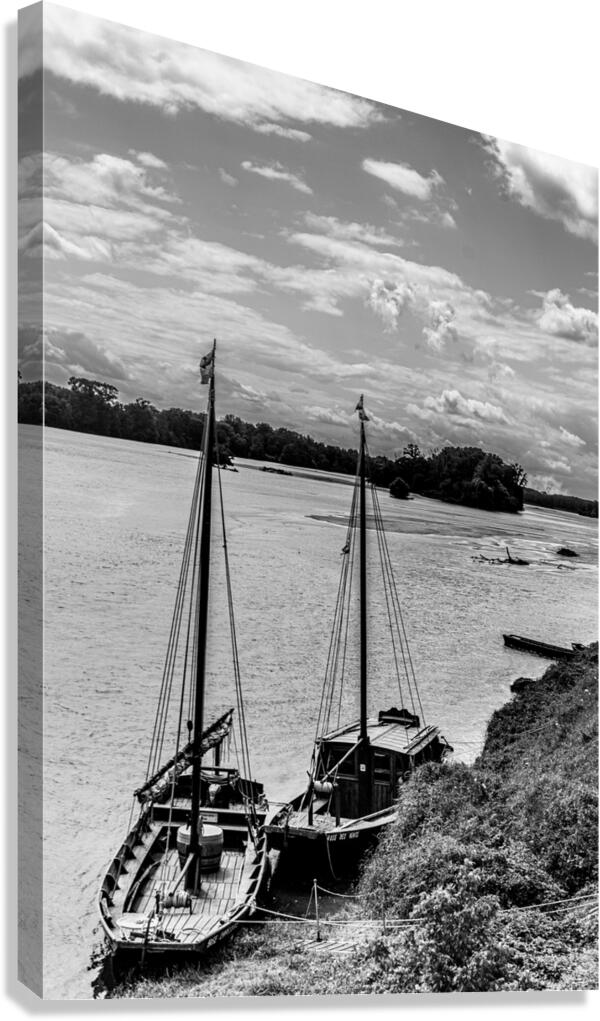 Sur la Loire   On the Loire 1 Canvas Print