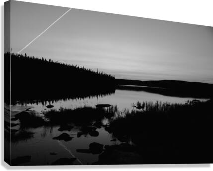 Harrie Lake Labrador  Impression sur toile