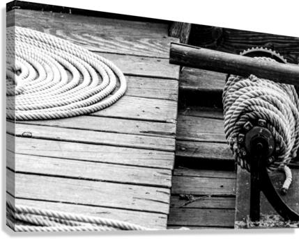 Gabare sur la Loire Canvas Print