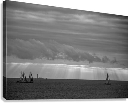 Sur la mer Mediterranee Canvas Print