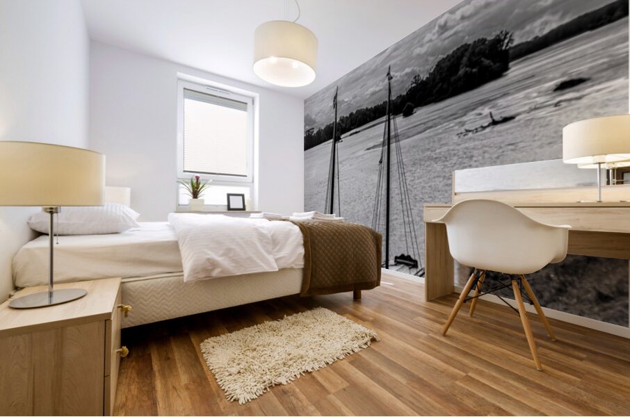 Sur la Loire   On the Loire 1 Mural print