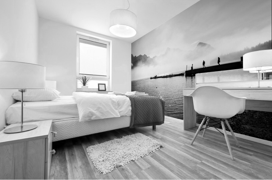 Medicine Lake Rocheuses Mural print