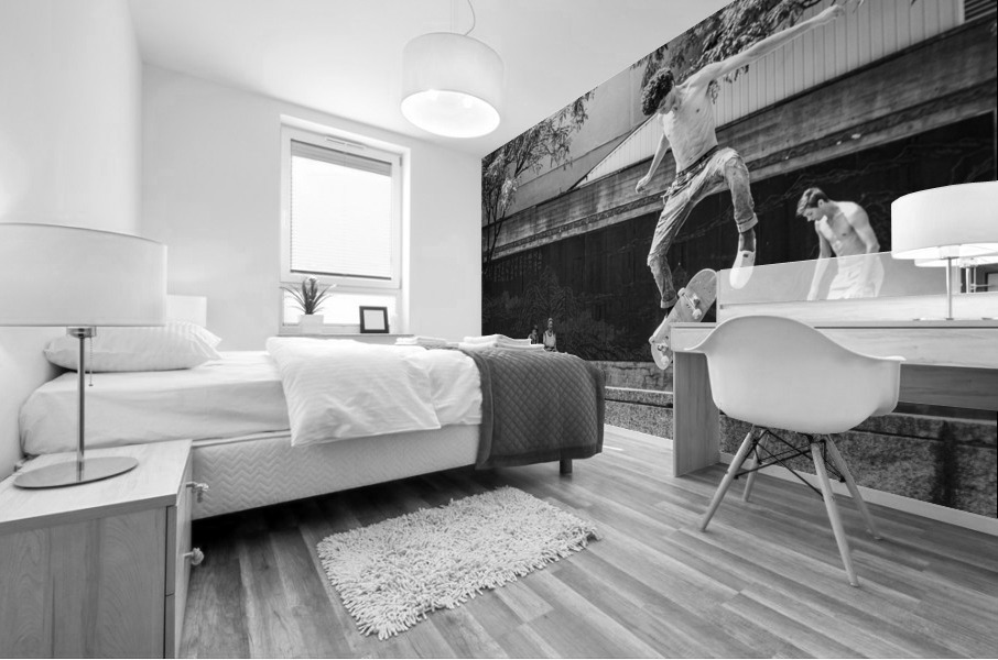 Sur la place - Montreal Mural print