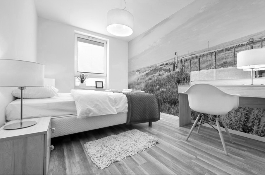 Sur la route Saskatchewan Mural print