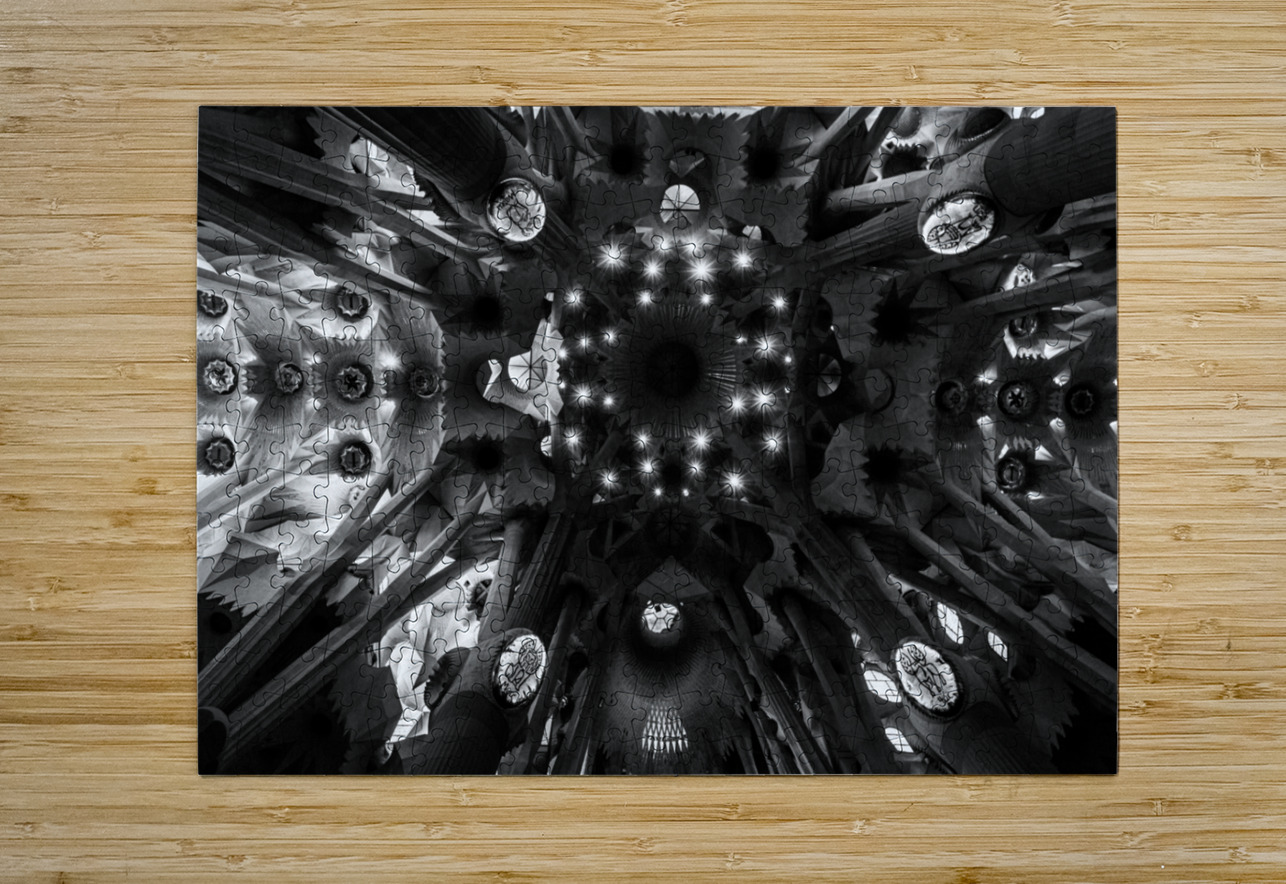 Voute celeste  Celestial Nave Sara Teinturier   Photographie Puzzle printing