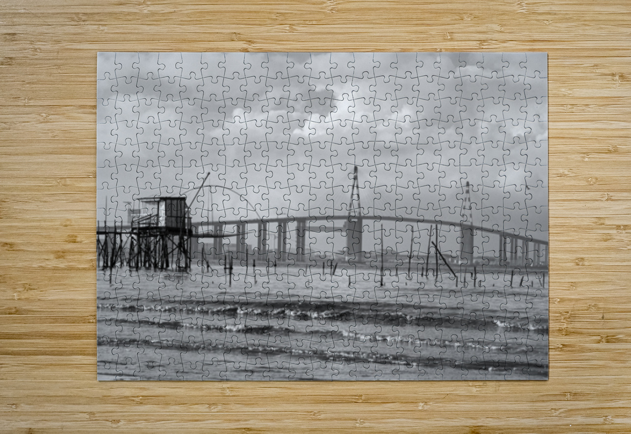 Estuaire de la Loire - Loire Estuary Sara Teinturier   Photographie Puzzle printing