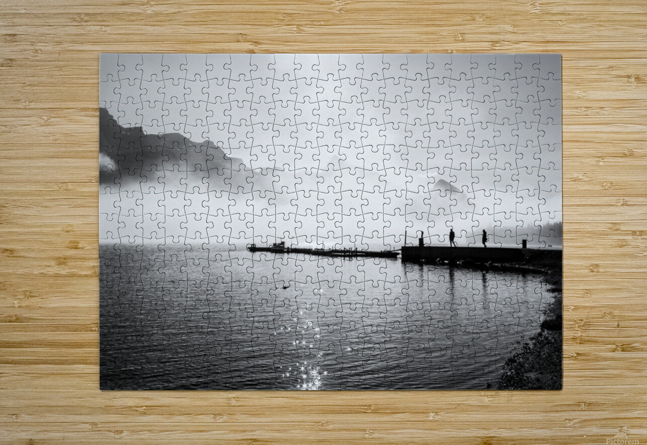 Medicine Lake Rocheuses Sara Teinturier   Photographie Puzzle printing