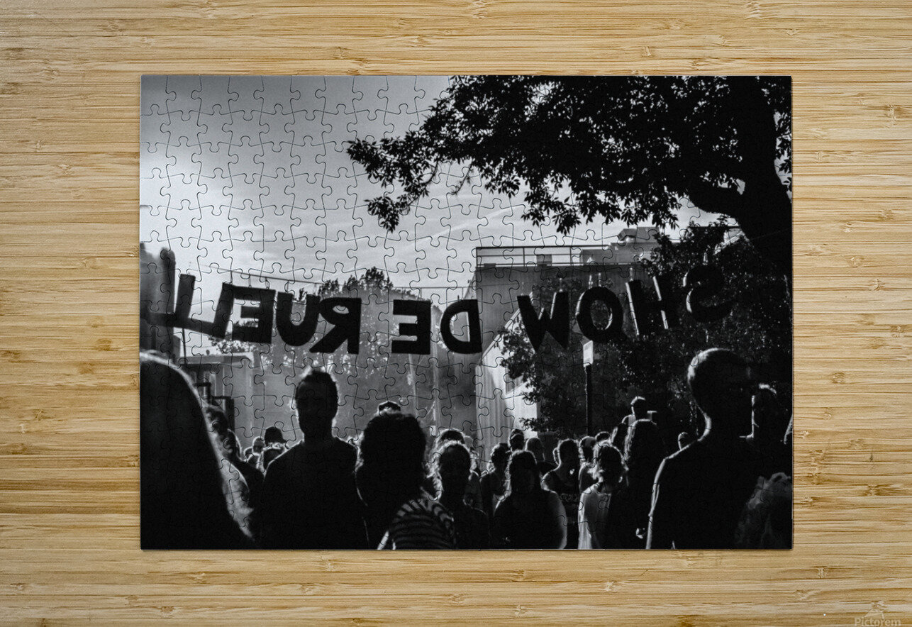 Show de ruelle Sara Teinturier   Photographie Puzzle printing