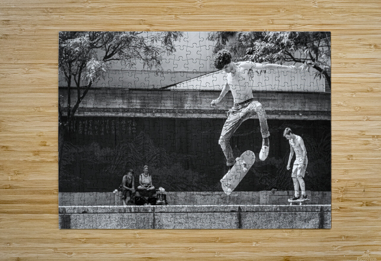 Sur la place - Montreal Sara Teinturier   Photographie Puzzle printing