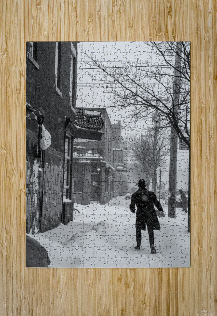Hiver a Montreal Sara Teinturier   Photographie Puzzle printing