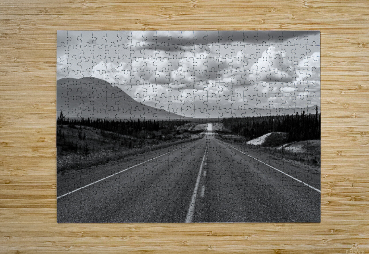 Alaska Highway Yukon Sara Teinturier   Photographie Puzzle printing