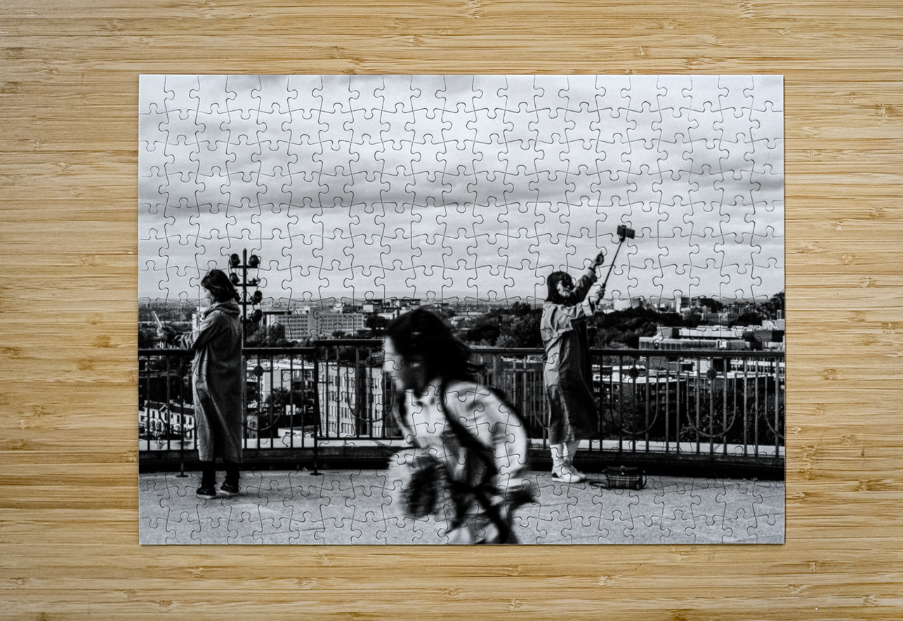 Egoportrait sur le Mont-Royal Sara Teinturier   Photographie Puzzle printing