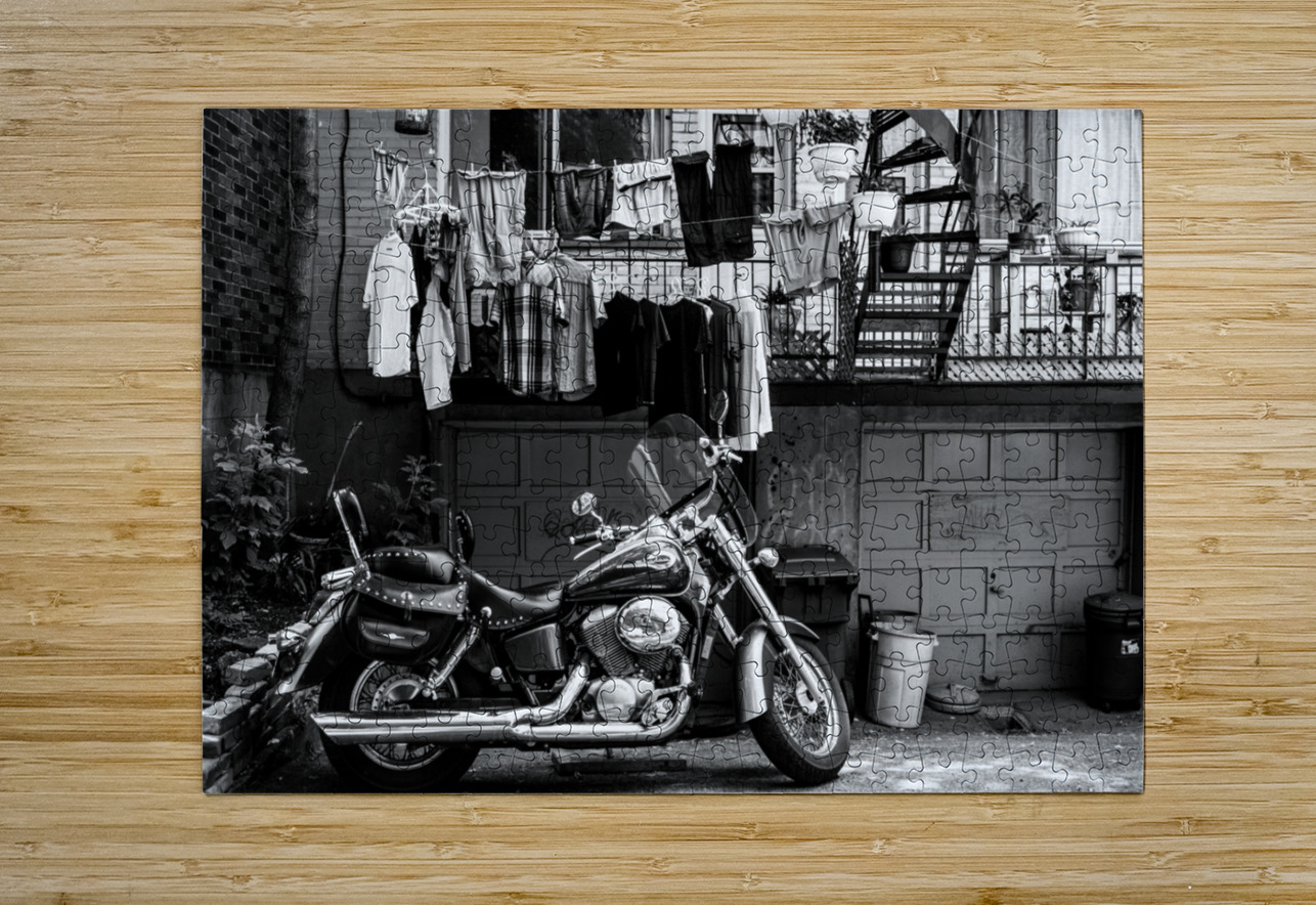 Dans la ruelle da cote Sara Teinturier   Photographie Puzzle printing