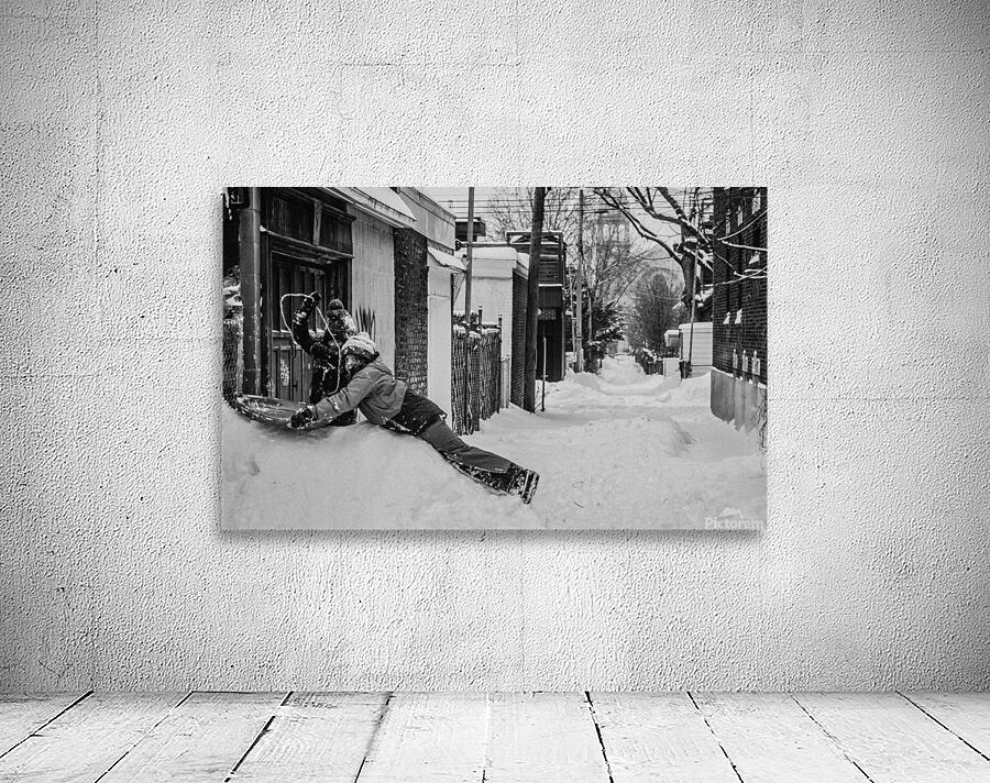 Ruelles de Montreal - Hiver by Sara Teinturier   Photographie